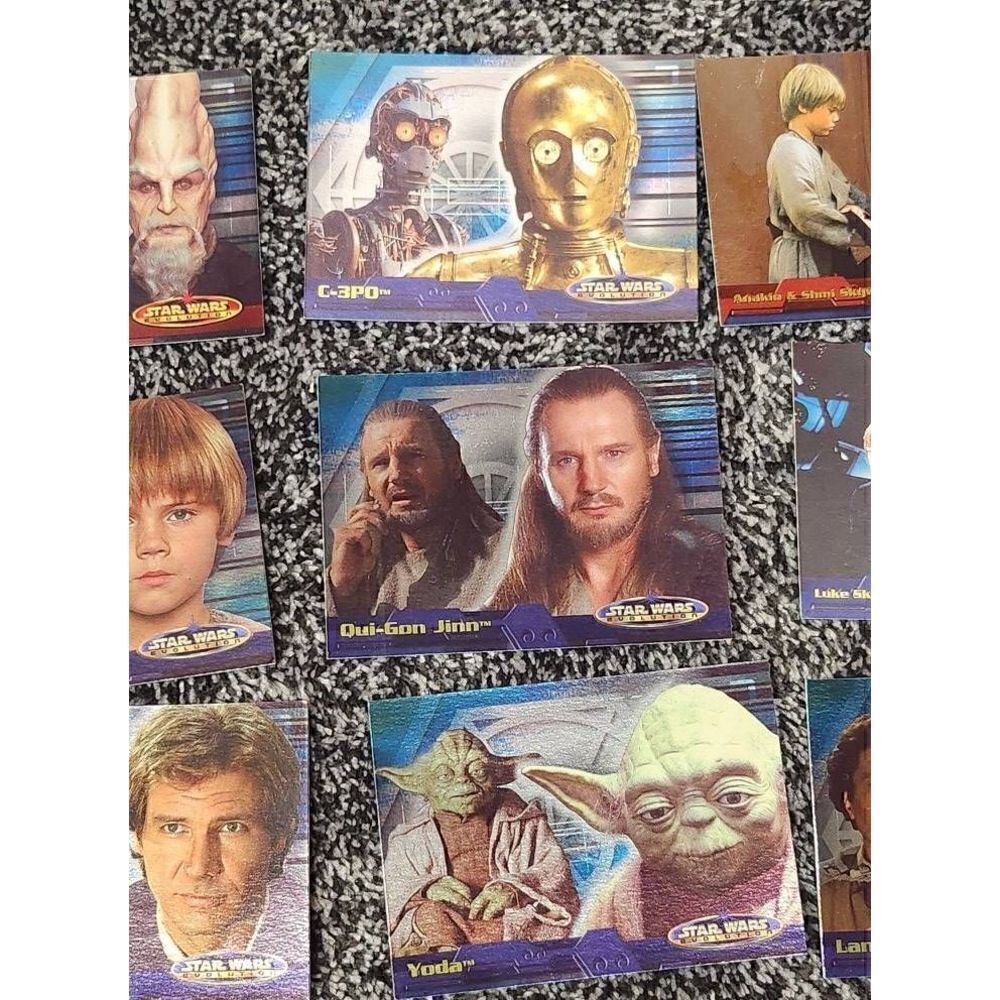 2001 Topps Star Wars: Evolution Trading Cards QTY:10